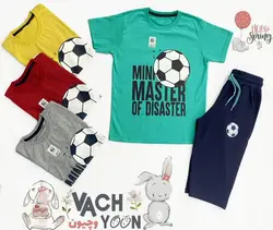 تیشرت شلوارک فوتبالی کد: 4702