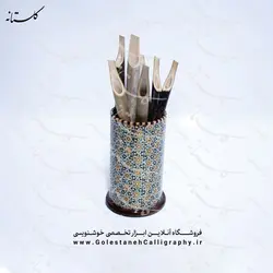 مرغوبترین جاقلمی خاتم رومیزی خرید از خوشنویسی گلستانه