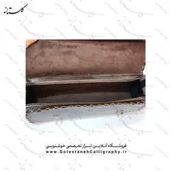 کیف ابزار خوشنویسی چرم مصنوعی دست دوز