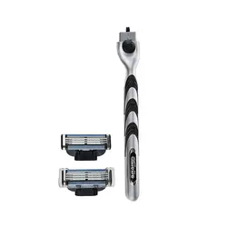 ژیلت مردانه سه تیغه مچ تری مدل Gillette Mach3 با دو تیغ یدک