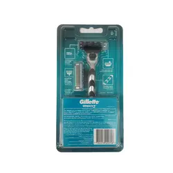 ژیلت مردانه سه تیغه مچ تری مدل Gillette Mach3 با دو تیغ یدک