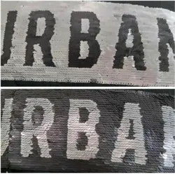 تی شرت مشکی پولک برگردان