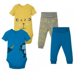 پک 4 عددی بادی و شلوار