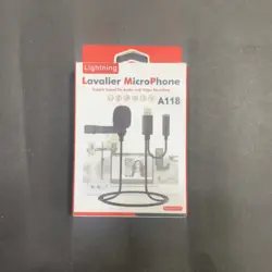 میکروفون یقه ای لایتنینگ Lavalier مدل GL-141