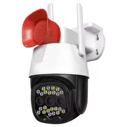 خرید و قیمت دوربین مداربسته مینی اسپیددام چرخشی Wi-Fi آژیردار A7 مدل V380 - امنیت پلاس