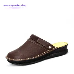 دمپایی زنانه چرم سحر مدل B020