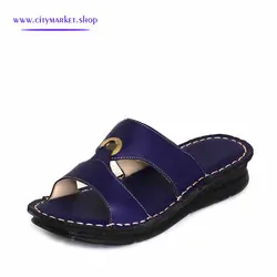 دمپایی زنانه چرم ایپک NB001