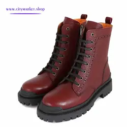 پوتین دخترانه سنتکام رنگ زرشکی