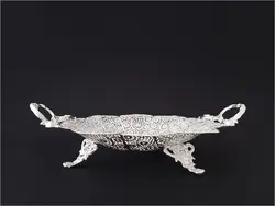 شیرینی خوری دسته دار ملیله کاری | قیمت شیرینی ملیله کاری