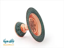 شیرینی خوری ساده فیروزه کوبی آقاجانی ارتفاع 12 سانتی