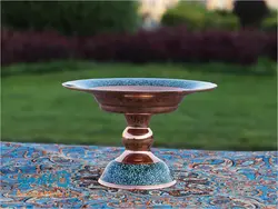 شیرینی خوری ساده فیروزه کوبی آقاجانی ارتفاع 12 سانتی