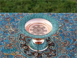 شیرینی خوری ساده فیروزه کوبی آقاجانی ارتفاع 12 سانتی