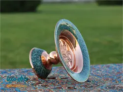 شیرینی خوری ساده فیروزه کوبی آقاجانی ارتفاع 12 سانتی