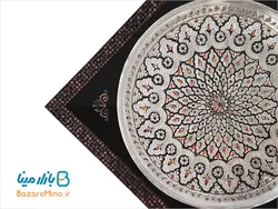 قاب بشقاب قلم زنی اصفهان قطر 30 سانتی