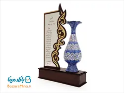 تندیس میناکاری شده طرح لوح تقدیر