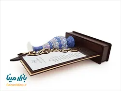 تندیس میناکاری شده طرح لوح تقدیر