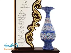 تندیس میناکاری شده طرح لوح تقدیر