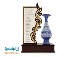 تندیس میناکاری شده طرح لوح تقدیر