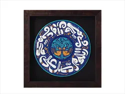 تابلو نقش برجسته طرح صلوات