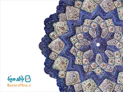 شیرینی‌خوری دو طبقه میناکاری