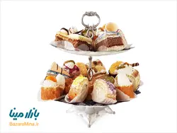 شیرینی‌خوری دو طبقه میناکاری