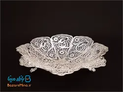 شیرینی خوری گرد ملیله کاری