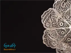 شیرینی خوری گرد ملیله کاری