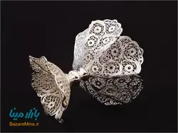 شیرینی خوری پایه دار قلدار ملیله کاری