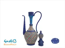 گلاب پاش میناکاری اسماعیلی ارتفاع 35 سانتی متر