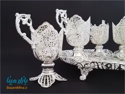 سرویس قهوه خوری ملیله کاری