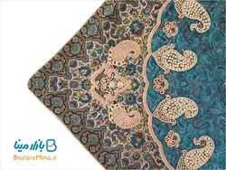 بقچه ترمه سرمه وملیله دوزی