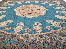 بقچه ترمه سرمه وملیله دوزی
