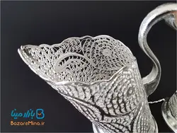 جای قاشق و چنگال دوقلو مليله طرح قو