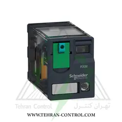 رله شیشه ای 11 پایه 24V DC 10 A اشنایدر الکتریک RXM3AB2BD
