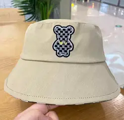 کلاه باکت خرسی شطرنجی کد 10537