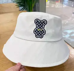 کلاه باکت خرسی شطرنجی کد 10537