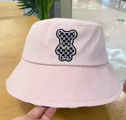 کلاه باکت خرسی شطرنجی کد 10537