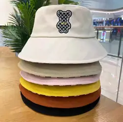 کلاه باکت خرسی شطرنجی کد 10537