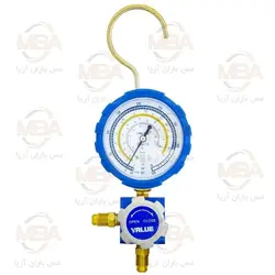 منیفولد سرویس (گیج تکی) آبی VALUE VMG-1-U-L | مس باران آریا