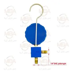 منیفولد سرویس (گیج تکی) آبی VALUE VMG-1-U-L | مس باران آریا