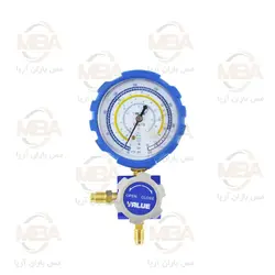 منیفولد سرویس (گیج تکی) آبی VALUE VMG-1-U-L | مس باران آریا