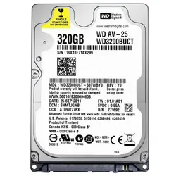 هارددیسک اینترنال وسترن دیجیتال مدل WD3200BUCT ظرفیت 320 گیگابایت