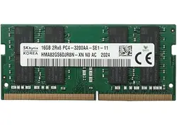 رم لپ تاپ DDR4 تک کاناله 3200 مگاهرتز CL17 اس کی هاینیکس مدل PC4-19200 ظرفیت 16 گیگابایت