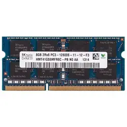 رم لپ تاپ DDR3 تك كاناله 1600 مگاهرتز اسکای هاینیکس مدل pc3-12800 ظرفيت 8 گيگابايت