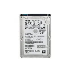 هارد دیسک اینترنال لپتاپ 2.5 اینچی برند HGST ظرفیت 1 ترابایت+3 ماه گارانتی