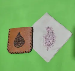 دستمال اشک ❤️ دستمال پارچه ای همراه با کیف