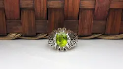 انگشتر مردانه زبرجد آفریقایی کد 240