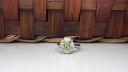 انگشتر زنانه زبرجد آفریقایی کد 182