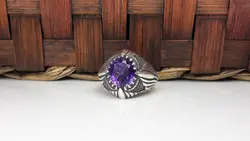 انگشتر مردانه آماتیس آفریقایی کد 107