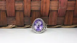 انگشتر مردانه آماتیس آفریقایی کد 96